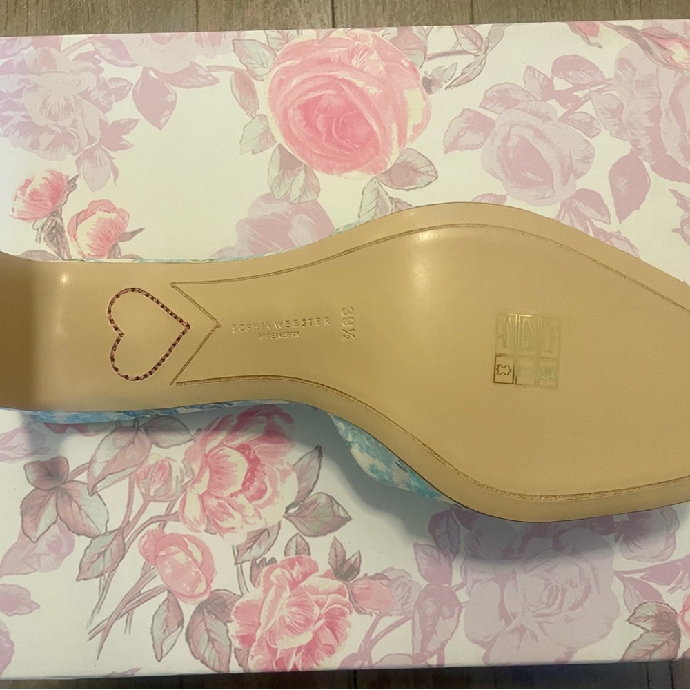 LoveShackFancy x Sophia Webster Margaux Mid Mule 39.5 - Picture 5 of 7